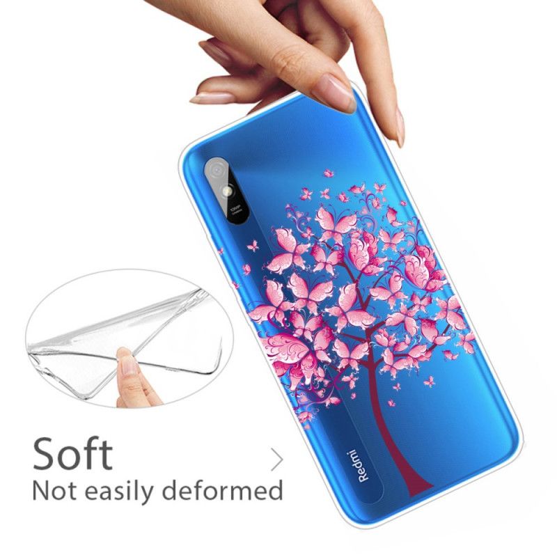 Deksel Xiaomi Redmi 9A Rosa Tretopp Beskyttelse