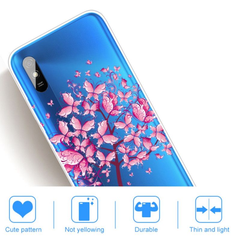 Deksel Xiaomi Redmi 9A Rosa Tretopp Beskyttelse