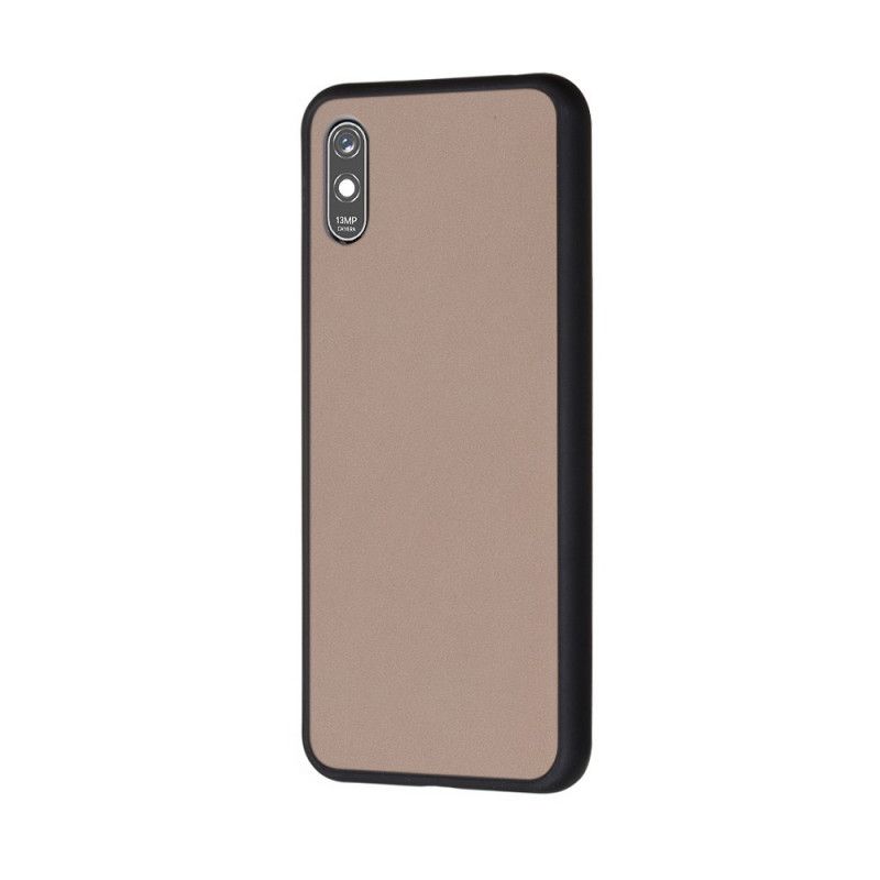 Deksel Xiaomi Redmi 9A Svart Hybrid Silikonfelgdesign Beskyttelse