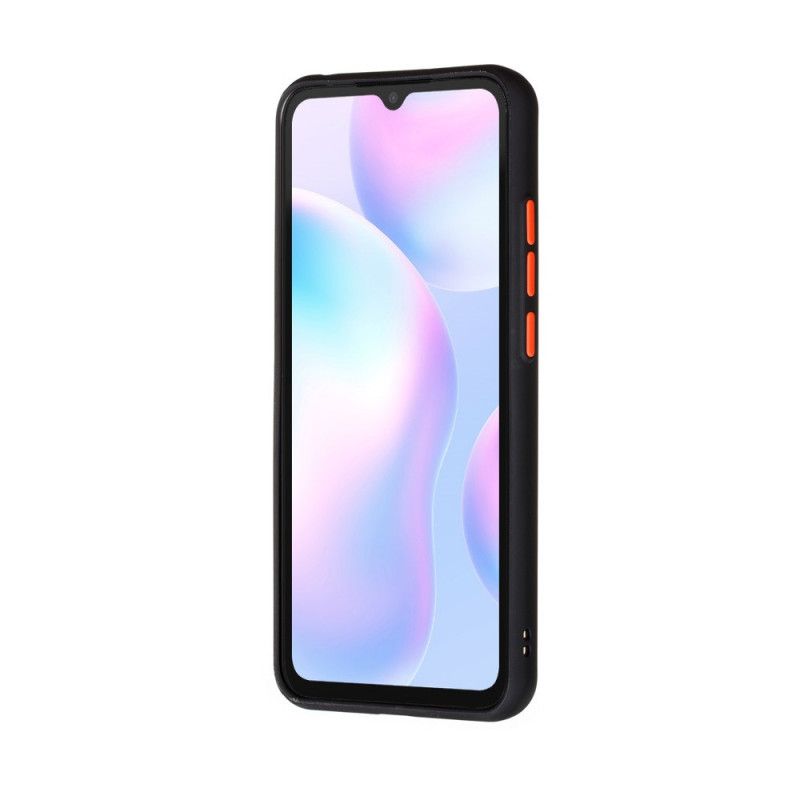 Deksel Xiaomi Redmi 9A Svart Hybrid Silikonfelgdesign Beskyttelse