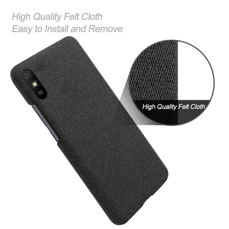 Deksel Xiaomi Redmi 9A Svart Ksq Elegant Stoff Anti-fall