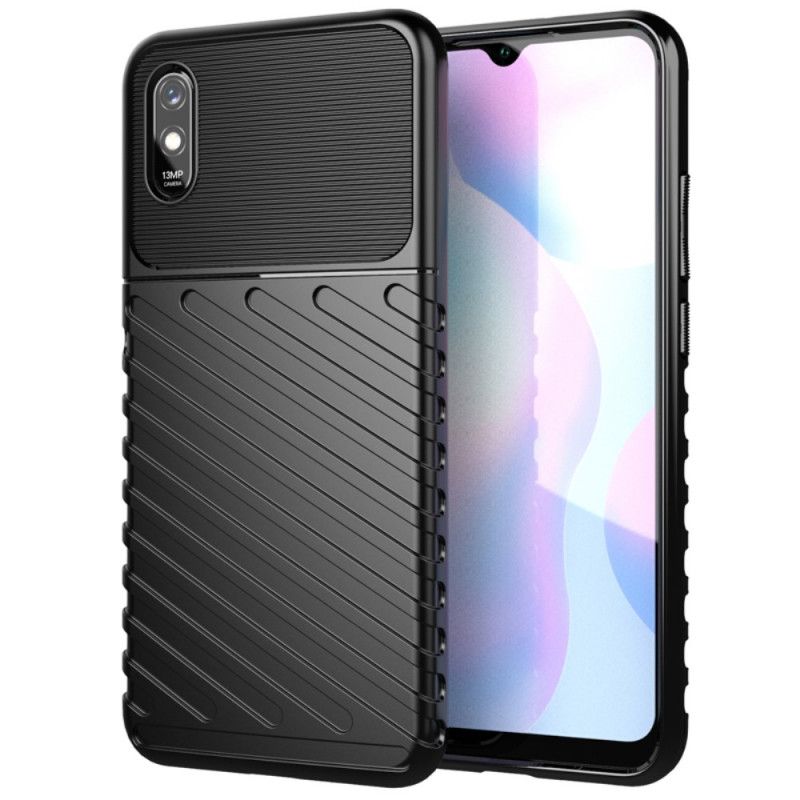 Deksel Xiaomi Redmi 9A Svart Mobildeksel Tordenserie