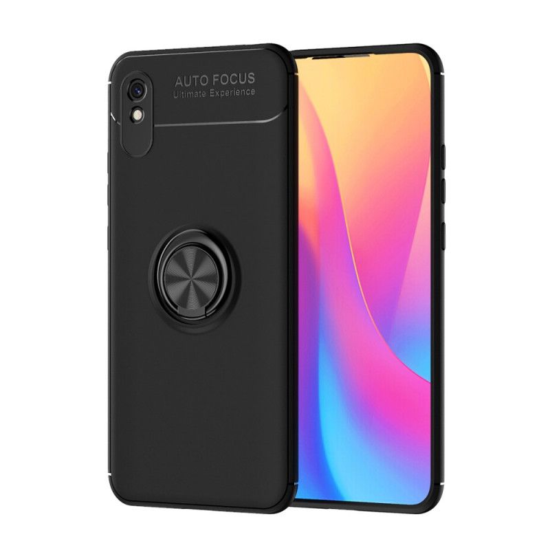 Deksel Xiaomi Redmi 9A Svart Roterende Ring Anti-fall