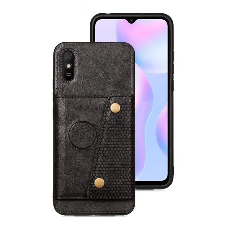 Deksel Xiaomi Redmi 9A Svart Snap Lommebok