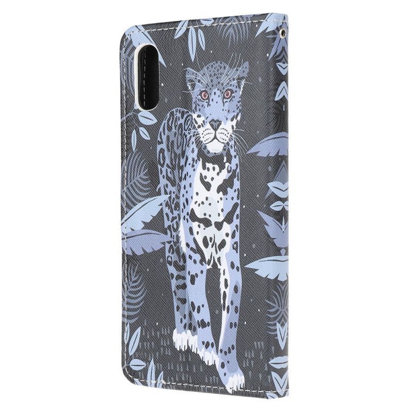 Folio Deksel Xiaomi Redmi 9A Leopard Med Tanga