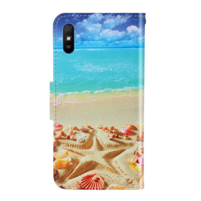 Folio Deksel Xiaomi Redmi 9A Stroppstrand