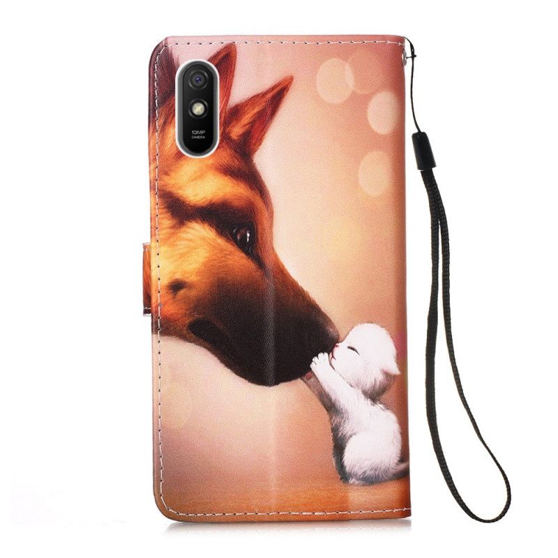 Folio Deksel Xiaomi Redmi 9A Venn Av Ernest Thong-Katten