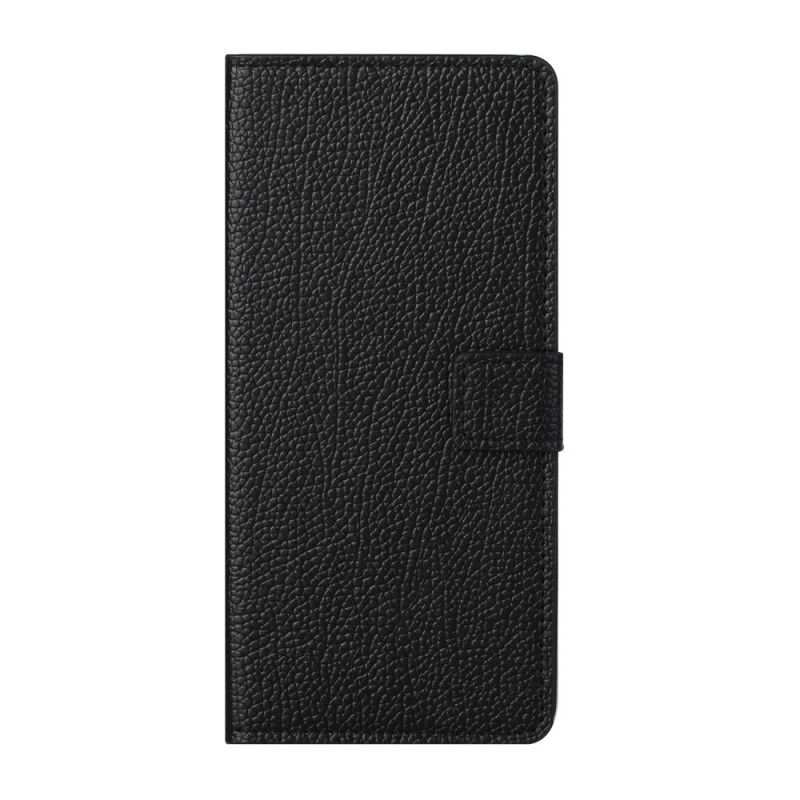 Folio Deksel for Xiaomi Redmi Note 10 Pro Enkel Litchi