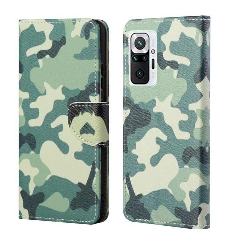 Folio Deksel for Xiaomi Redmi Note 10 Pro Kamuflasje