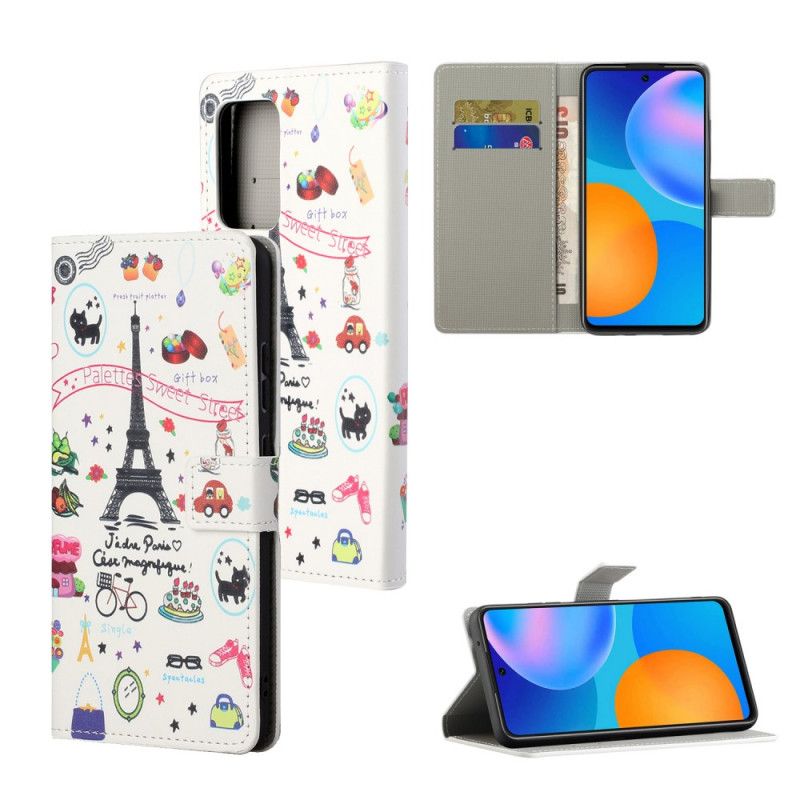 Folio Deksel Xiaomi Redmi Note 10 Pro Jeg Elsker Paris Anti-fall