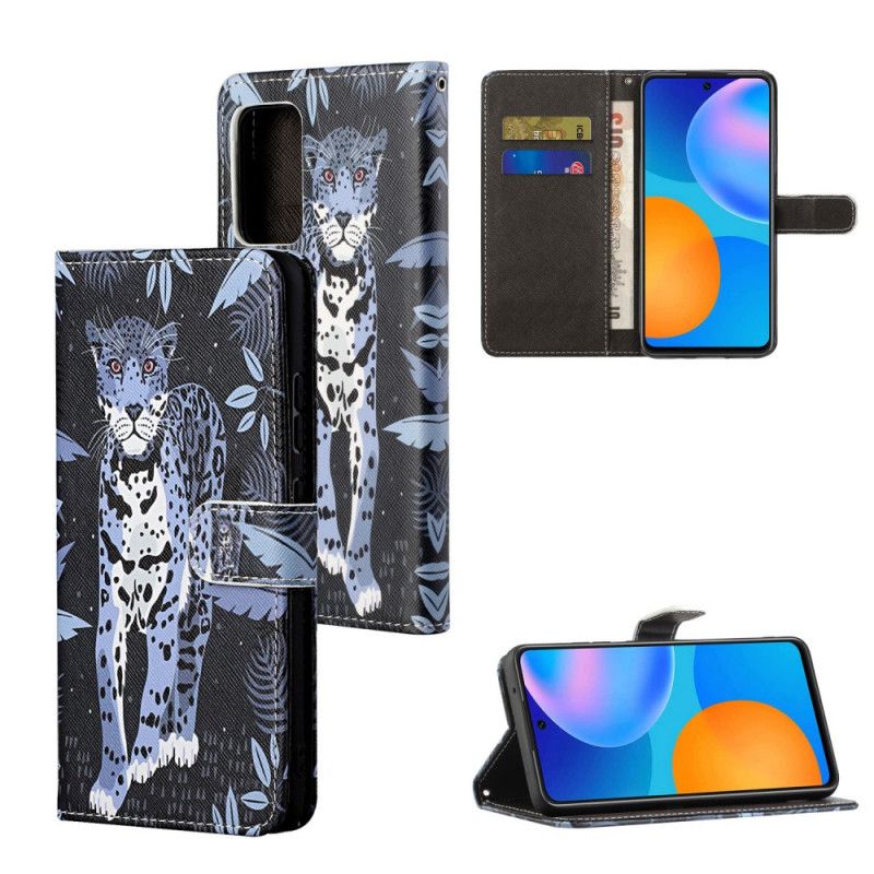 Folio Deksel Xiaomi Redmi Note 10 Pro Leopard Med Tanga Beskyttelse