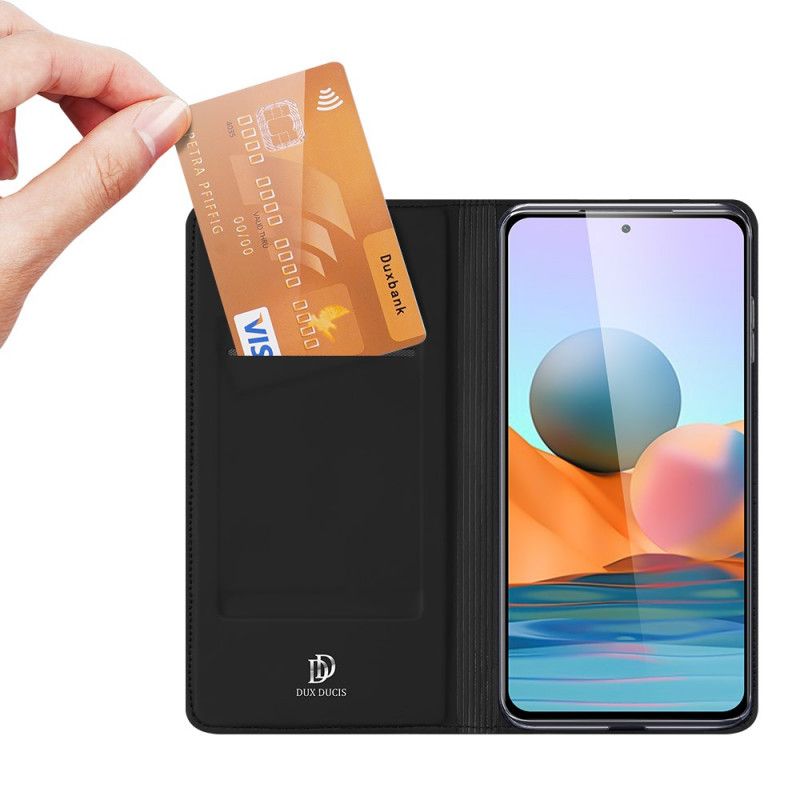 Folio Deksel Xiaomi Redmi Note 10 Pro Svart Pro Dux Ducis Hud