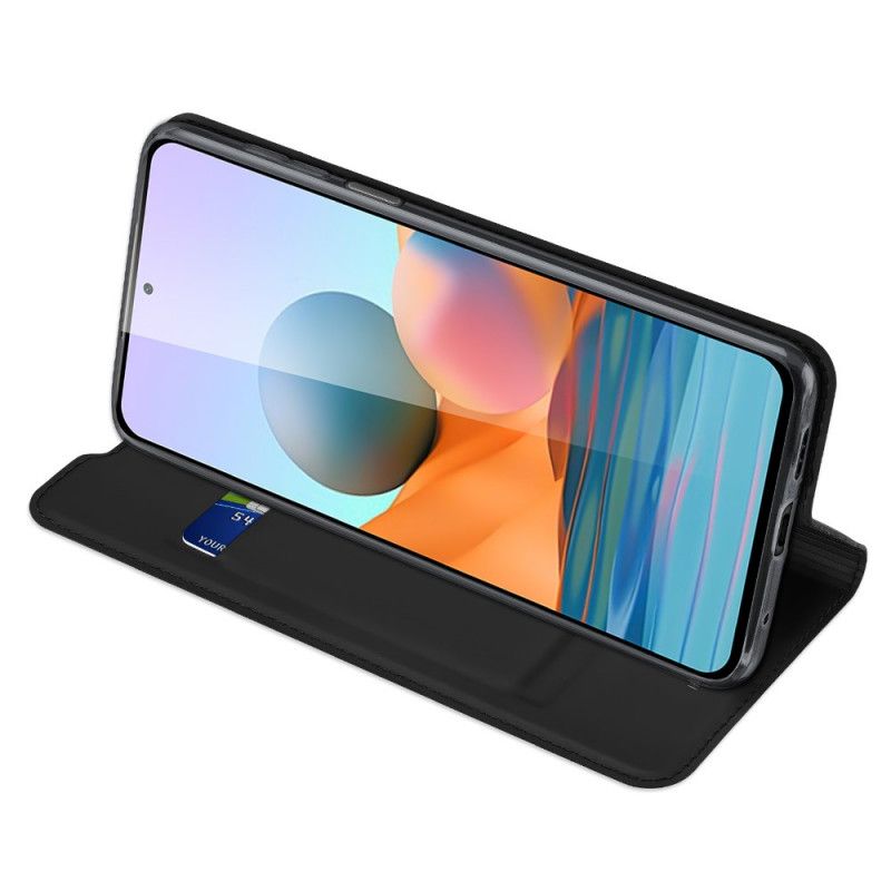 Folio Deksel Xiaomi Redmi Note 10 Pro Svart Pro Dux Ducis Hud