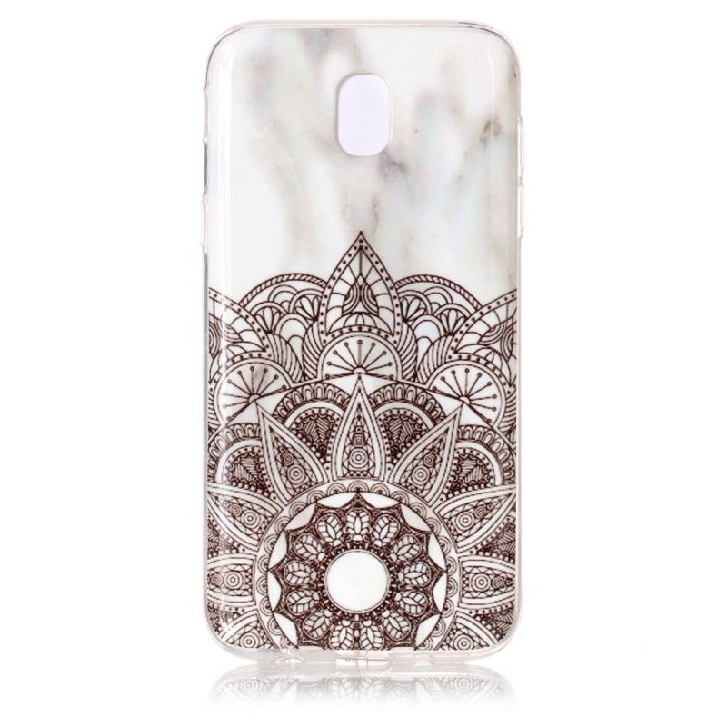 Deksel for Samsung Galaxy J5 2017 Marmorert Mandala