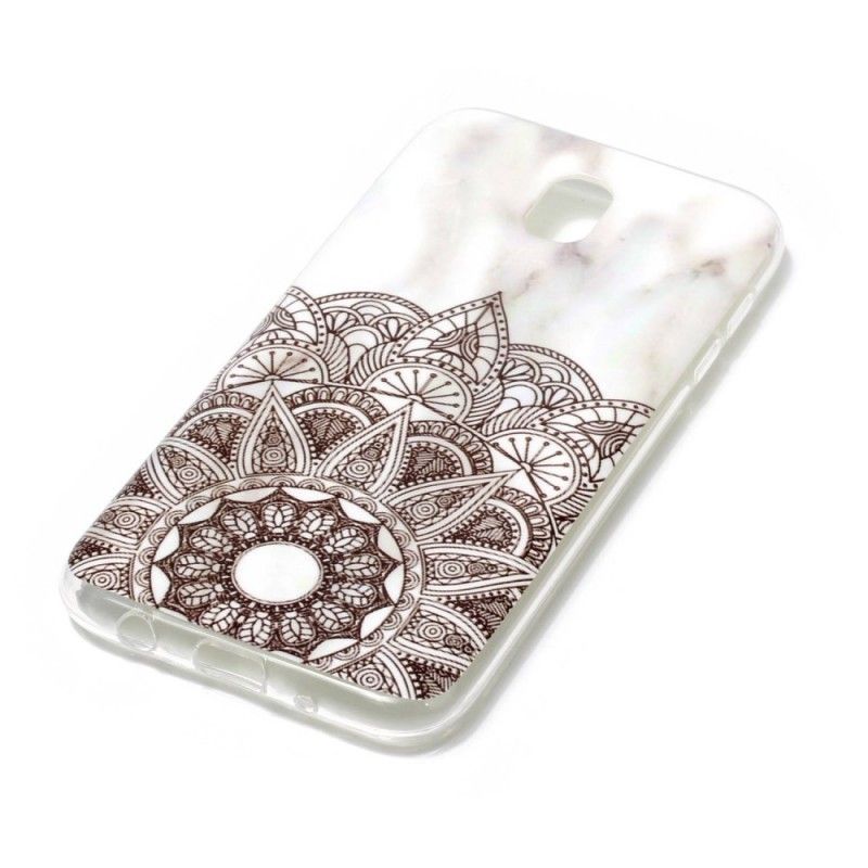 Deksel for Samsung Galaxy J5 2017 Marmorert Mandala