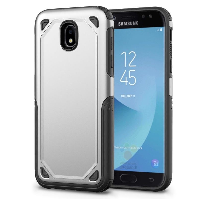 Deksel Samsung Galaxy J5 2017 Svart Premium Metalleffekt