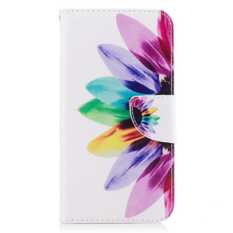 Folio Deksel Samsung Galaxy J5 2017 Akvarellblomst