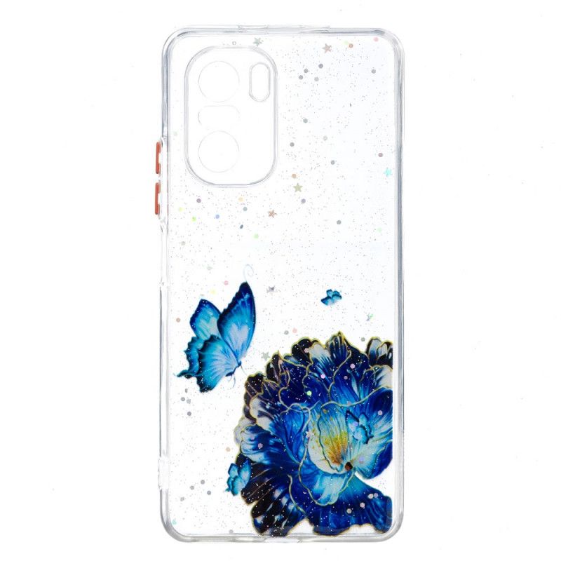 Deksel Til Xiaomi Mi 11i 5g / Poco F3 Floral Butterfly Hybrid