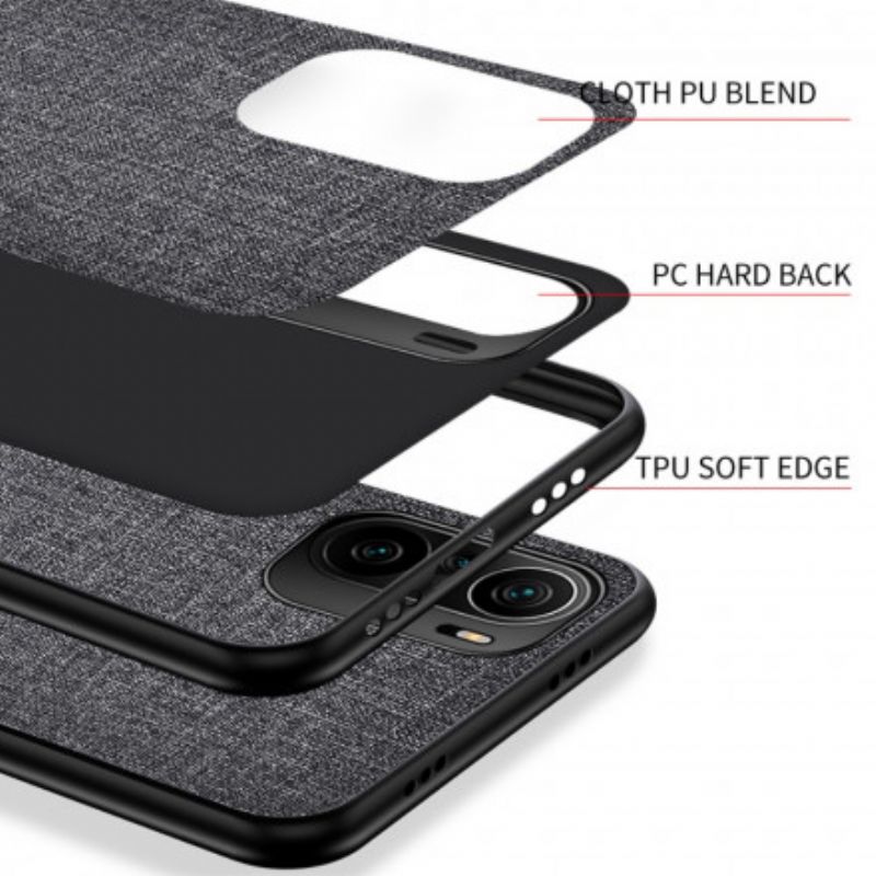 Deksel Xiaomi Mi 11i 5g / Poco F3 Mobildeksel Cloth Texture