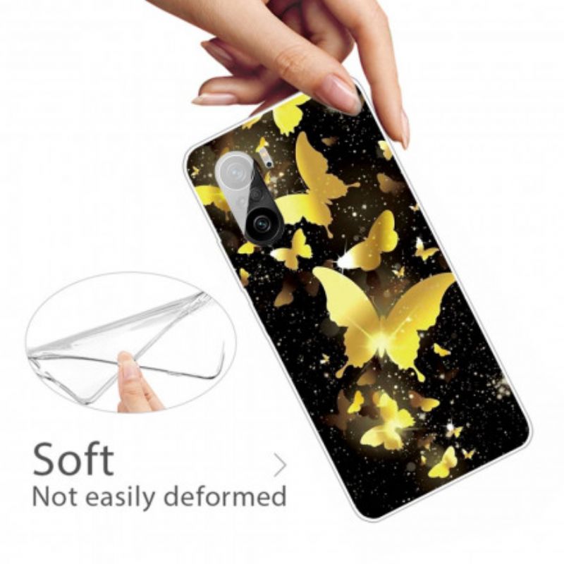 Deksel Xiaomi Mi 11i 5g / Poco F3 Royal Butterflies