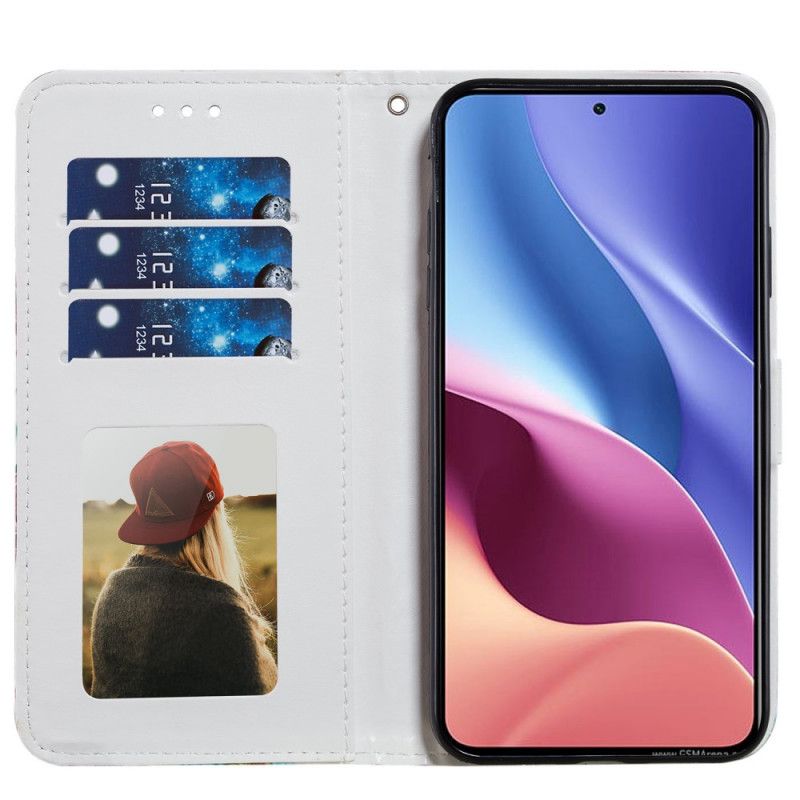 Folio Deksel Til Xiaomi Mi 11i 5g / Poco F3 Intens Marble