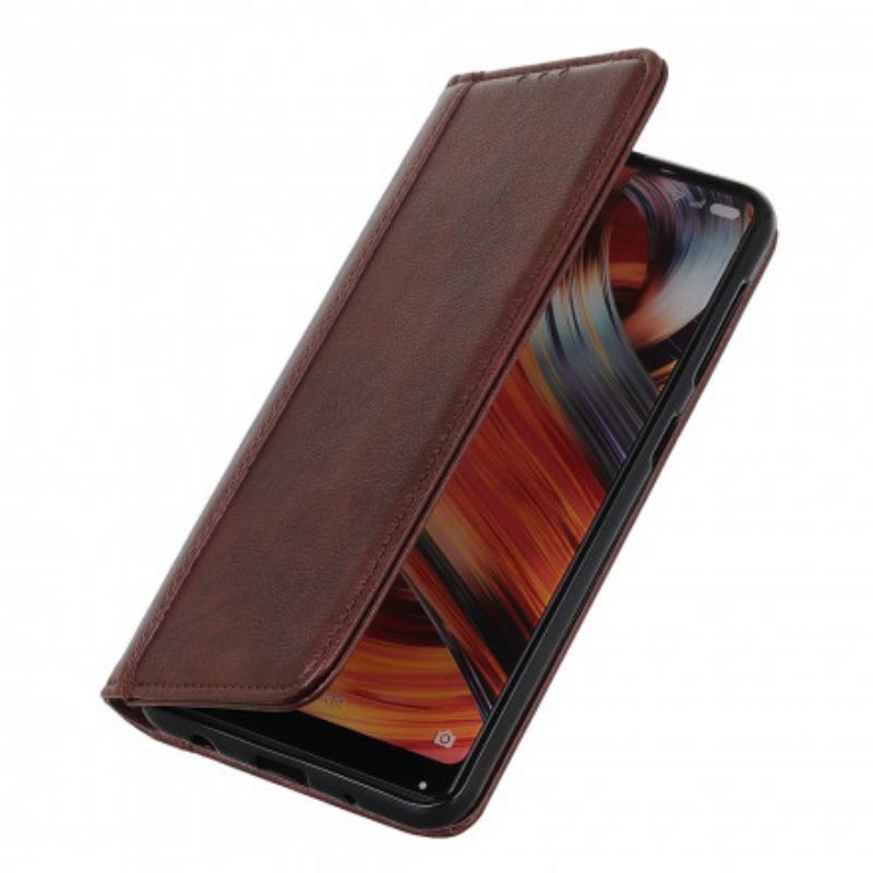 Folio Deksel Xiaomi Mi 11i 5g / Poco F3 Elegance Split Litchi Leather Beskyttelse Deksel