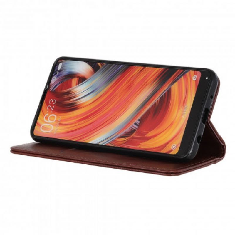 Folio Deksel Xiaomi Mi 11i 5g / Poco F3 Elegance Split Litchi Leather Beskyttelse Deksel