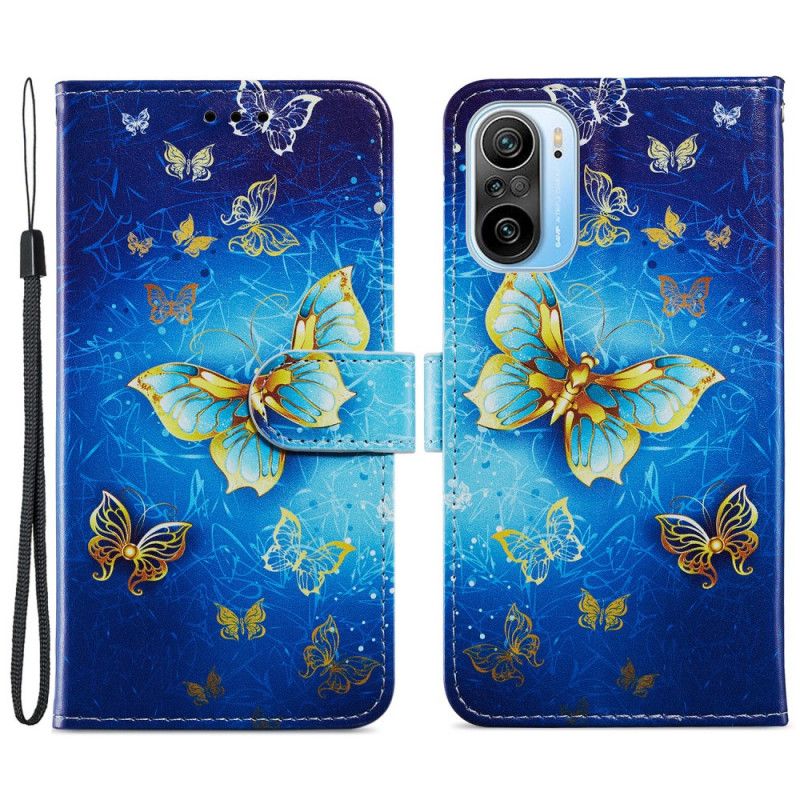 Folio Deksel Xiaomi Mi 11i 5g / Poco F3 Flight Of Butterflies