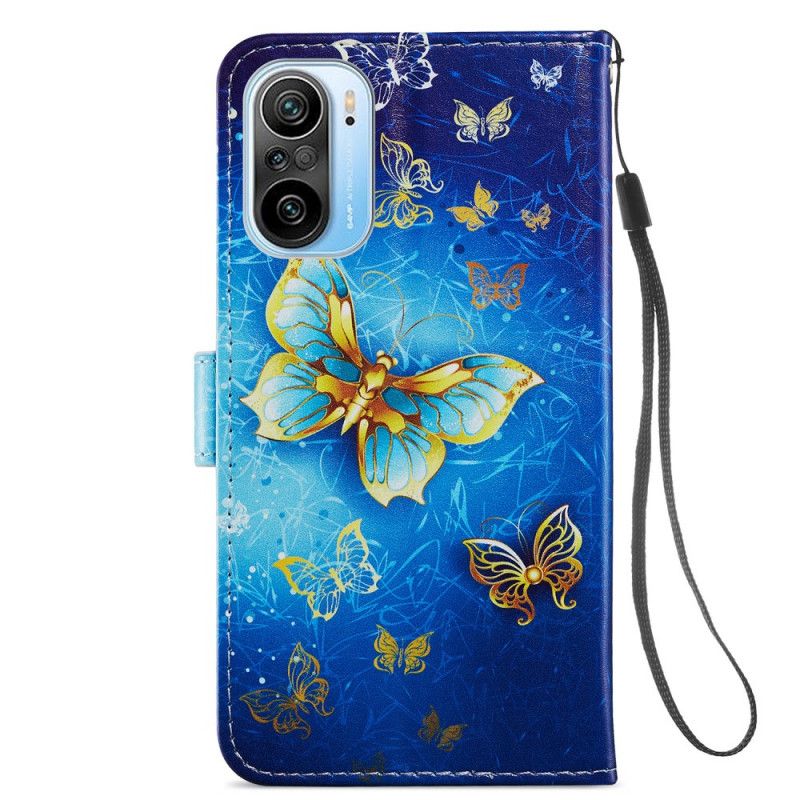 Folio Deksel Xiaomi Mi 11i 5g / Poco F3 Flight Of Butterflies