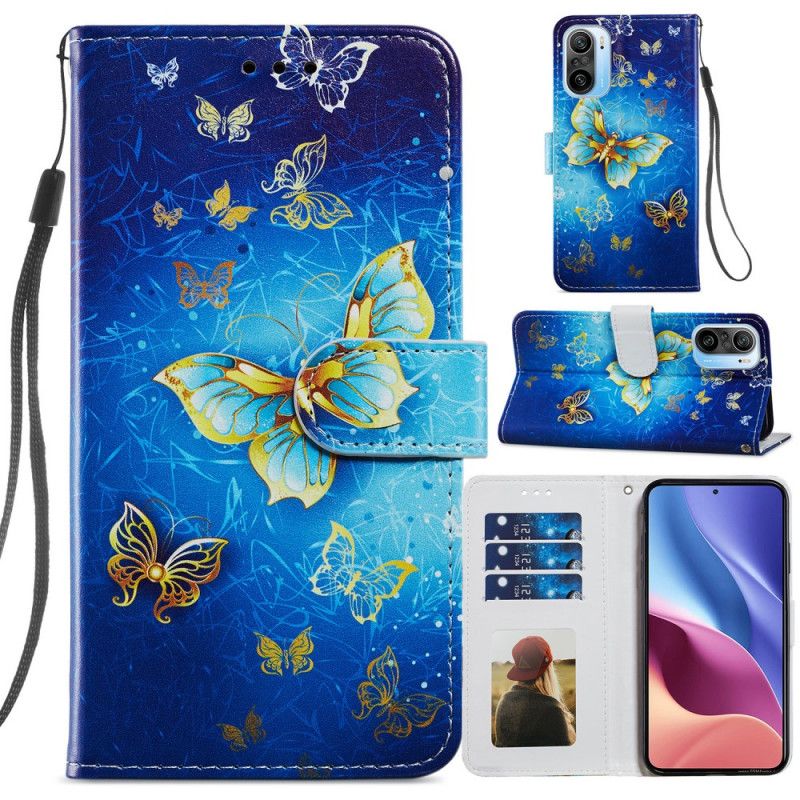 Folio Deksel Xiaomi Mi 11i 5g / Poco F3 Flight Of Butterflies