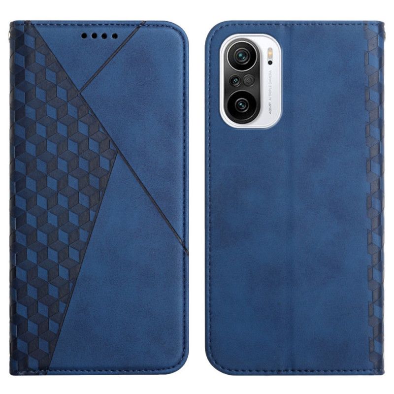 Folio Deksel Xiaomi Mi 11i 5g / Poco F3 Geo Leather Effect Beskyttelse Deksel