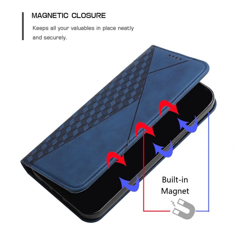 Folio Deksel Xiaomi Mi 11i 5g / Poco F3 Geo Leather Effect Beskyttelse Deksel