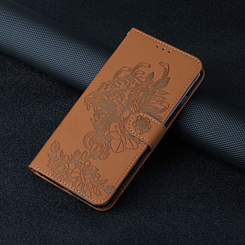 Folio Deksel Xiaomi Mi 11i 5g / Poco F3 Tiger Baroque Strap