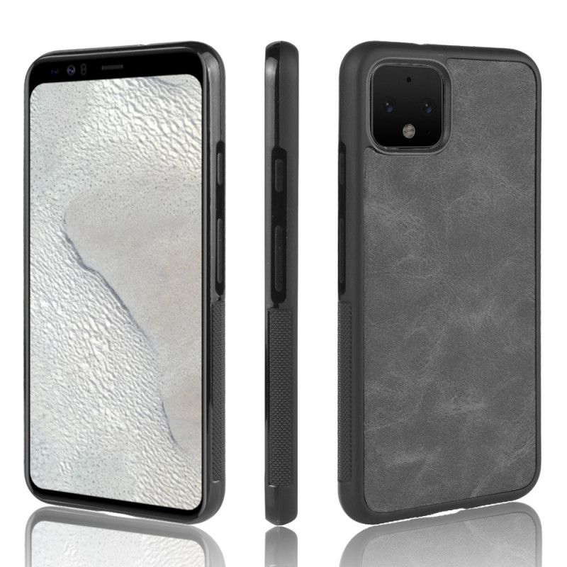 Deksel for Google Pixel 4 XL Brun Vintage Look Skinneffekt