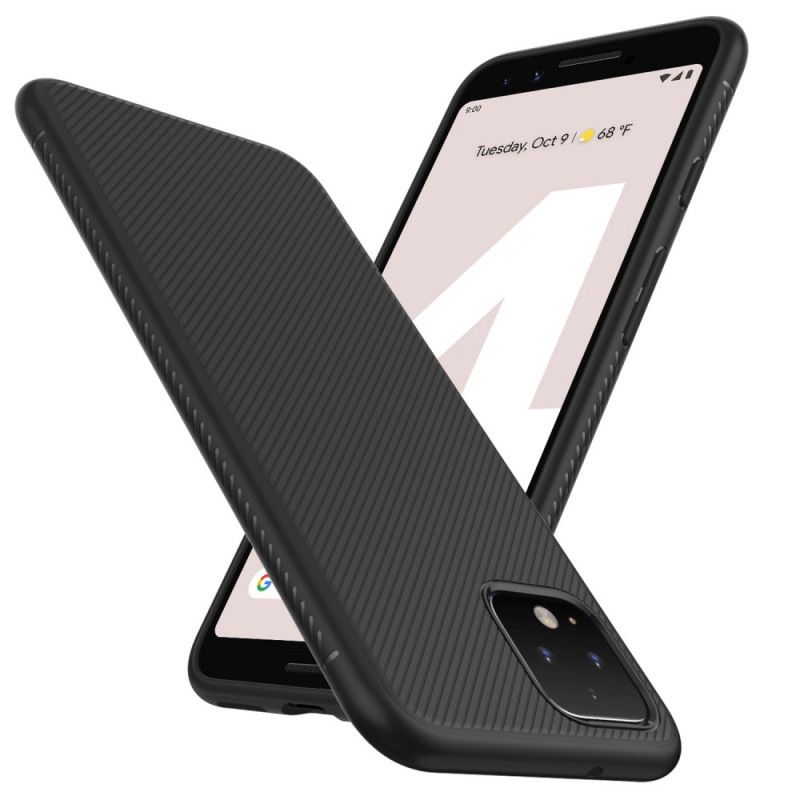 Deksel Google Pixel 4 XL Mørkeblå Jazzserie Twill