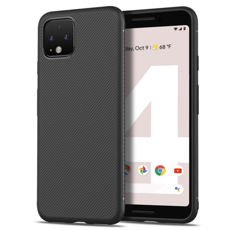 Deksel Google Pixel 4 XL Mørkeblå Jazzserie Twill