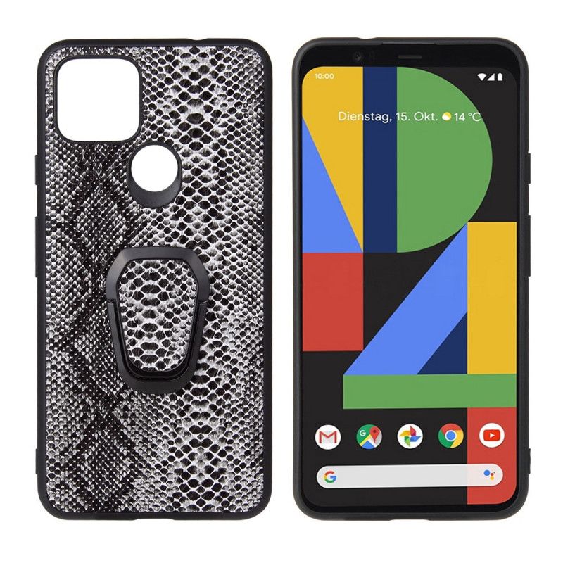 Deksel Google Pixel 4A 5G Slangestil Med Ringholder