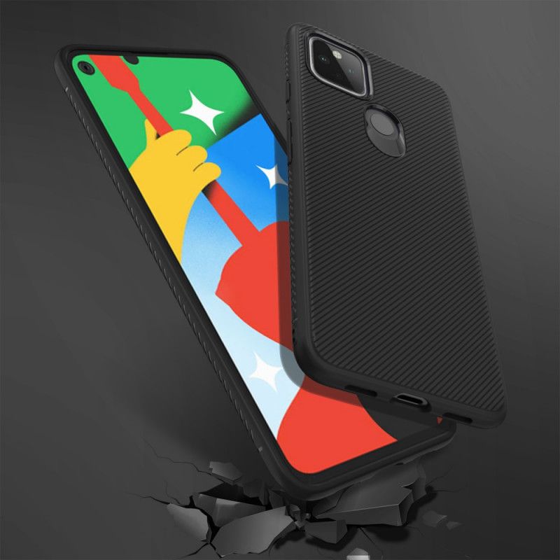 Deksel Google Pixel 4A 5G Svart Jazzserie Twill