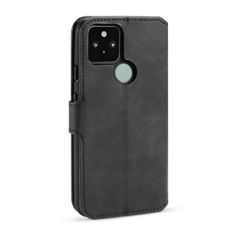 Folio Deksel Google Pixel 4A 5G Svart Retro Dg.Ming