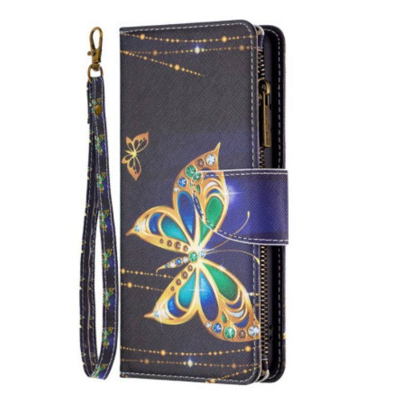 Folio Deksel Til Xiaomi 13 Lite Lommebok Golden Butterflies Lommebok