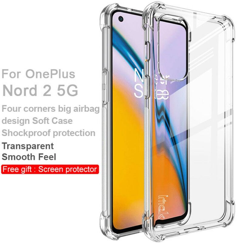 Deksel Oneplus Nord 2 5g Transparent Silky Imak