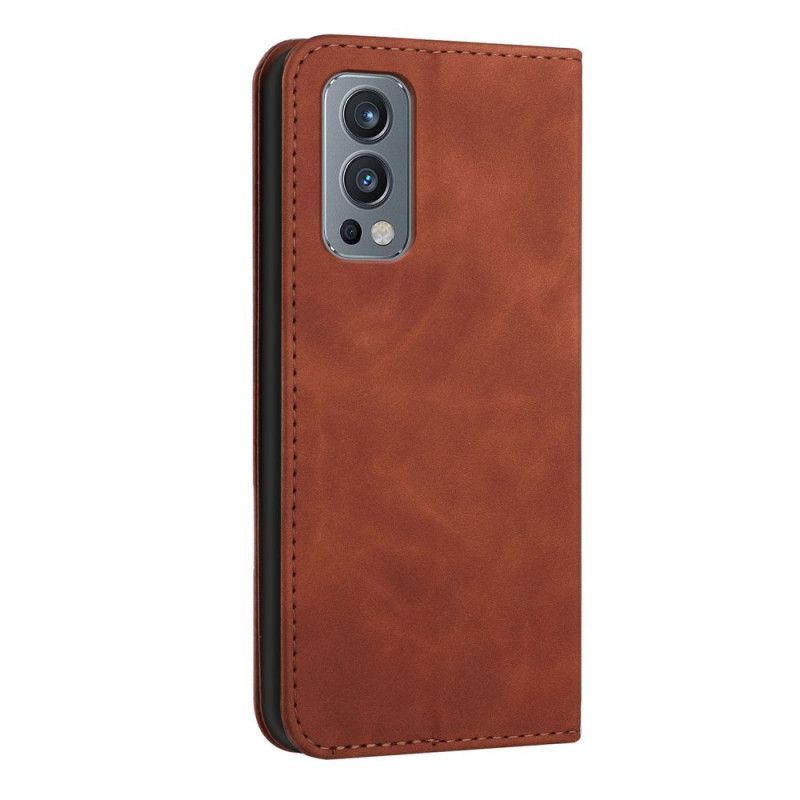 Folio Deksel Lær Oneplus Nord 2 5g Mobildeksel Style Leather S-design