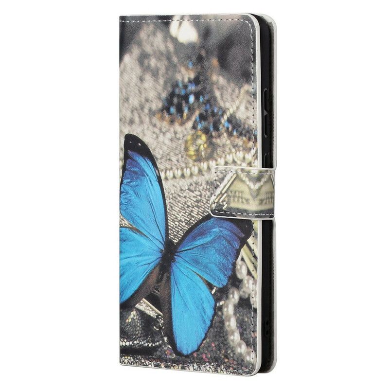 Folio Deksel Oneplus Nord 2 5g Butterflies Stroppvariasjoner Beskyttelse Deksel