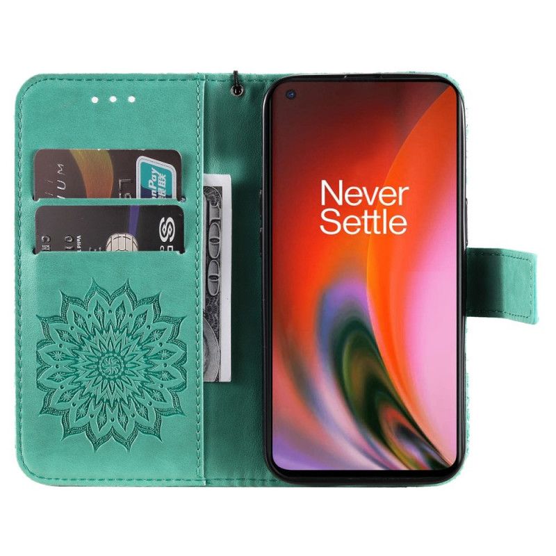 Folio Deksel Oneplus Nord 2 5g Solblomst