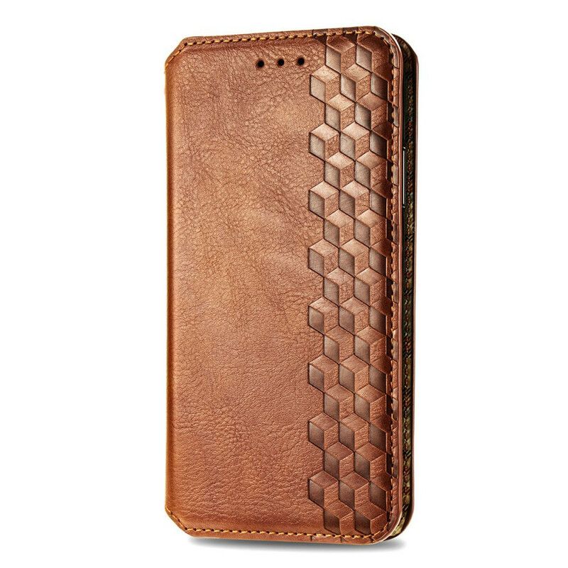 Folio Deksel Til Oneplus Nord 2 5g Leather Effect Diamond Texture