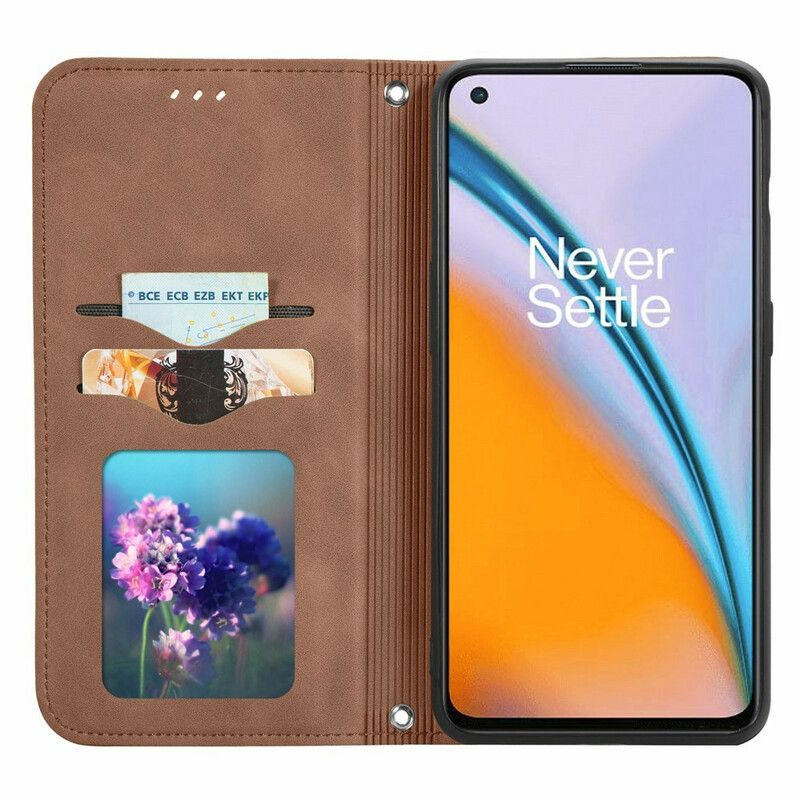 Folio Deksel Til Oneplus Nord 2 5g Skin-touch Design