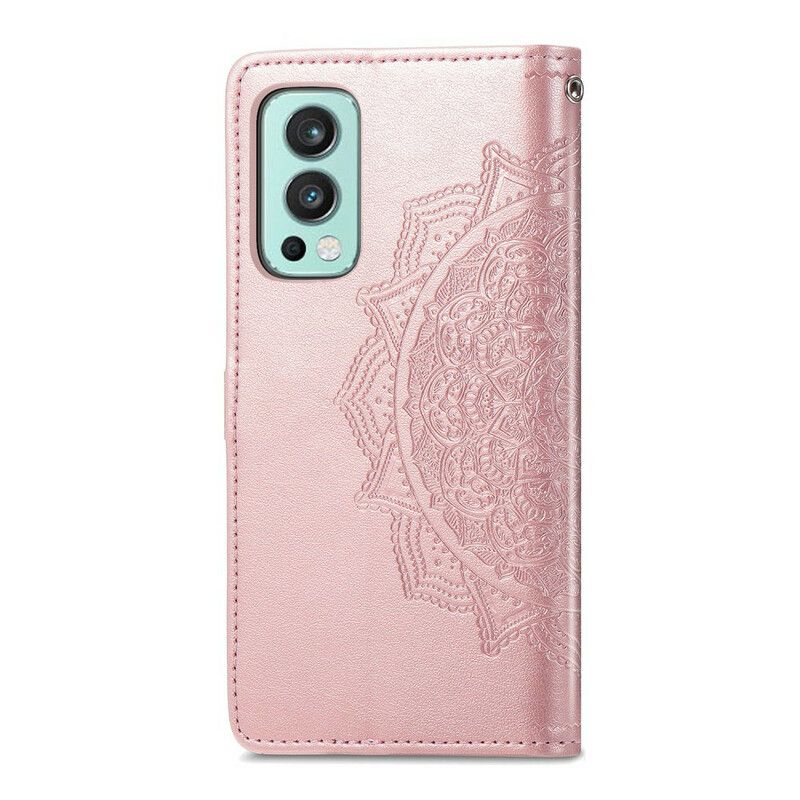 Lærdeksel Folio Deksel Oneplus Nord 2 5g Mandala Middelalder