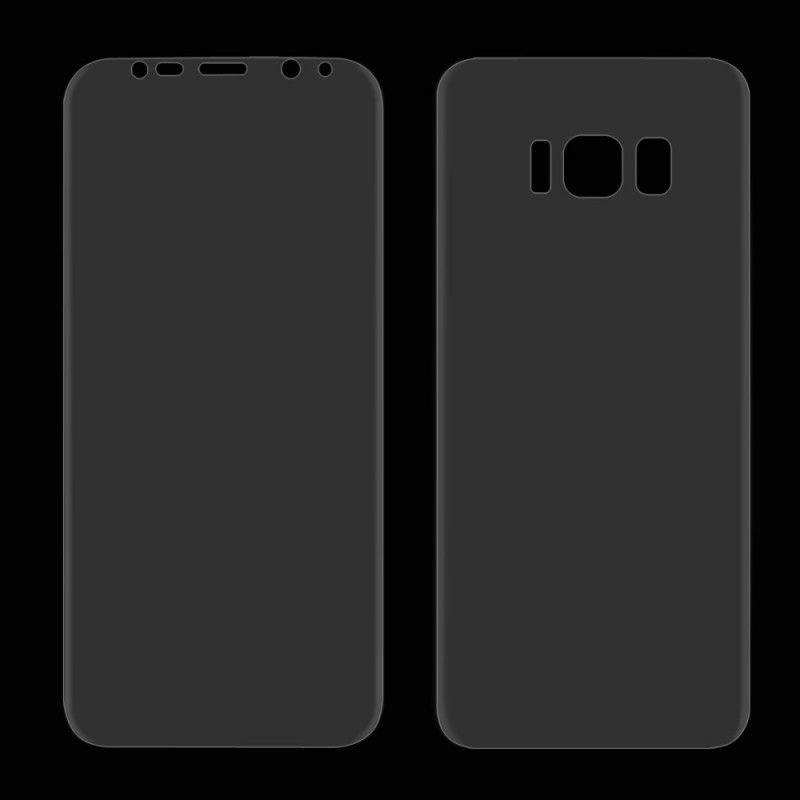 Beskyttelsesfilm For Samsung Galaxy S8 Skjerm Og Hatprinsedeksel