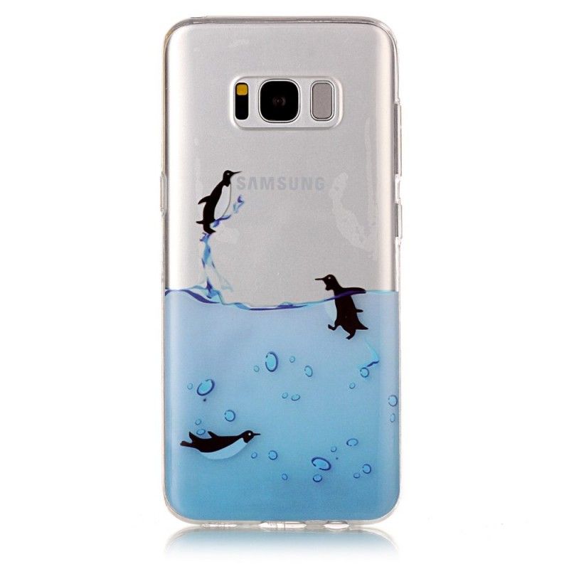 Deksel for Samsung Galaxy S8 Spill Med Pingviner