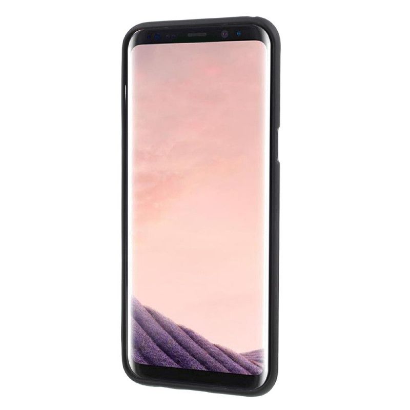 Deksel for Samsung Galaxy S8 Svart Matt Kvikksølvstikk